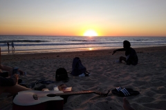 Veillée guitare plage