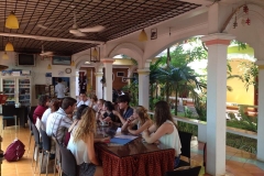 Un repas à l'hôtel de Siem Reap