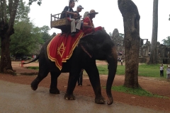 Dans les temples d'Angkor