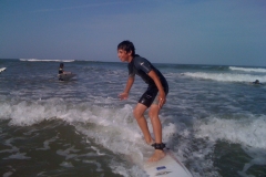 La satisfaction de se lever sur son surf