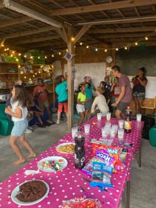 la fête en colo