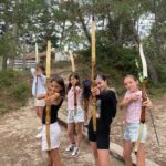 Tir à l'arc en colo