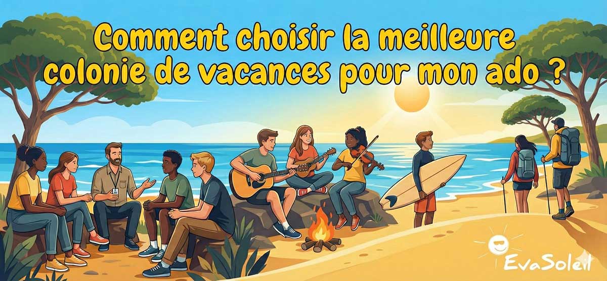 Meilleure colonie de vacances pour mon ado